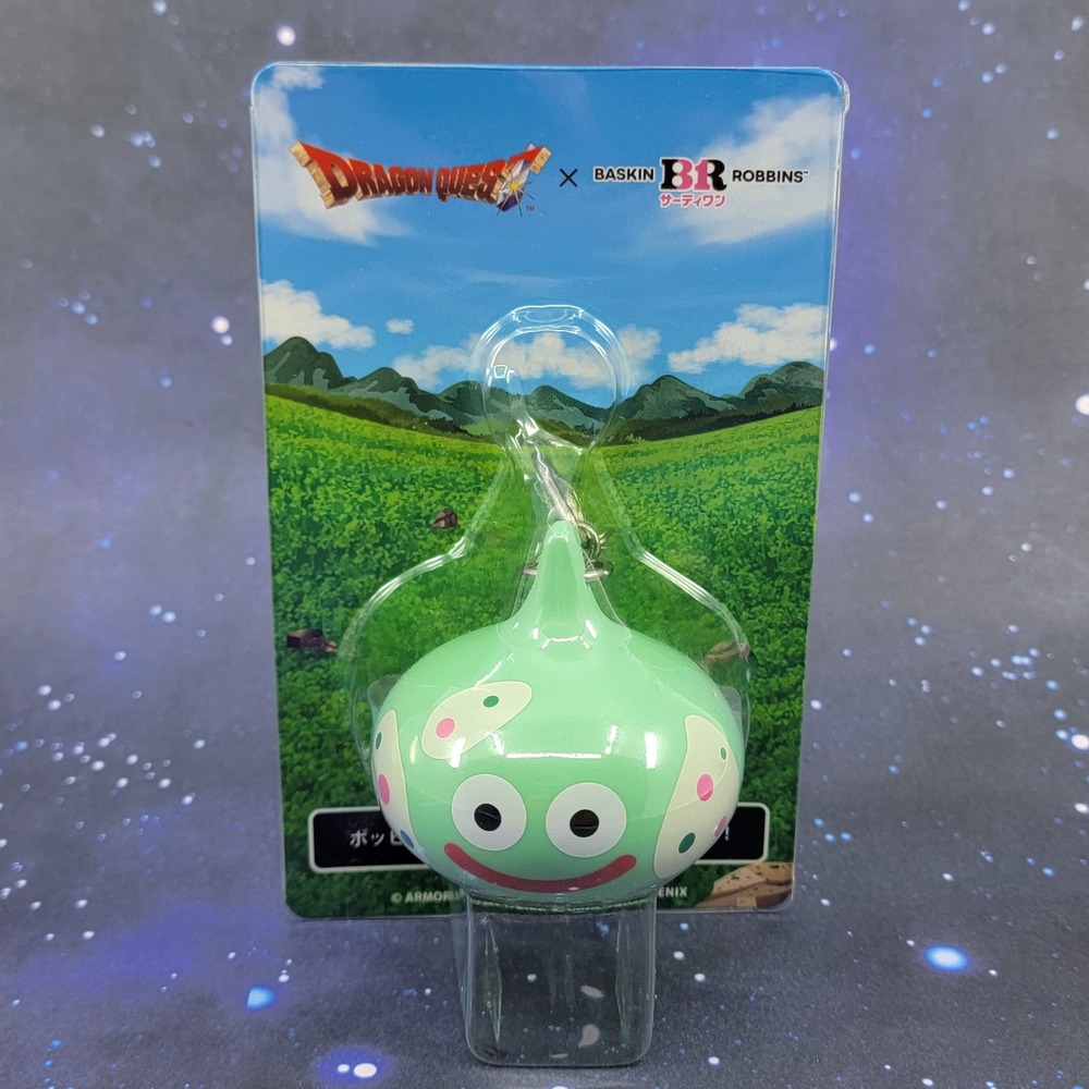 Dragon Quest Baskin Robbins Popping Shower Slime Keychain Square Enix Japan